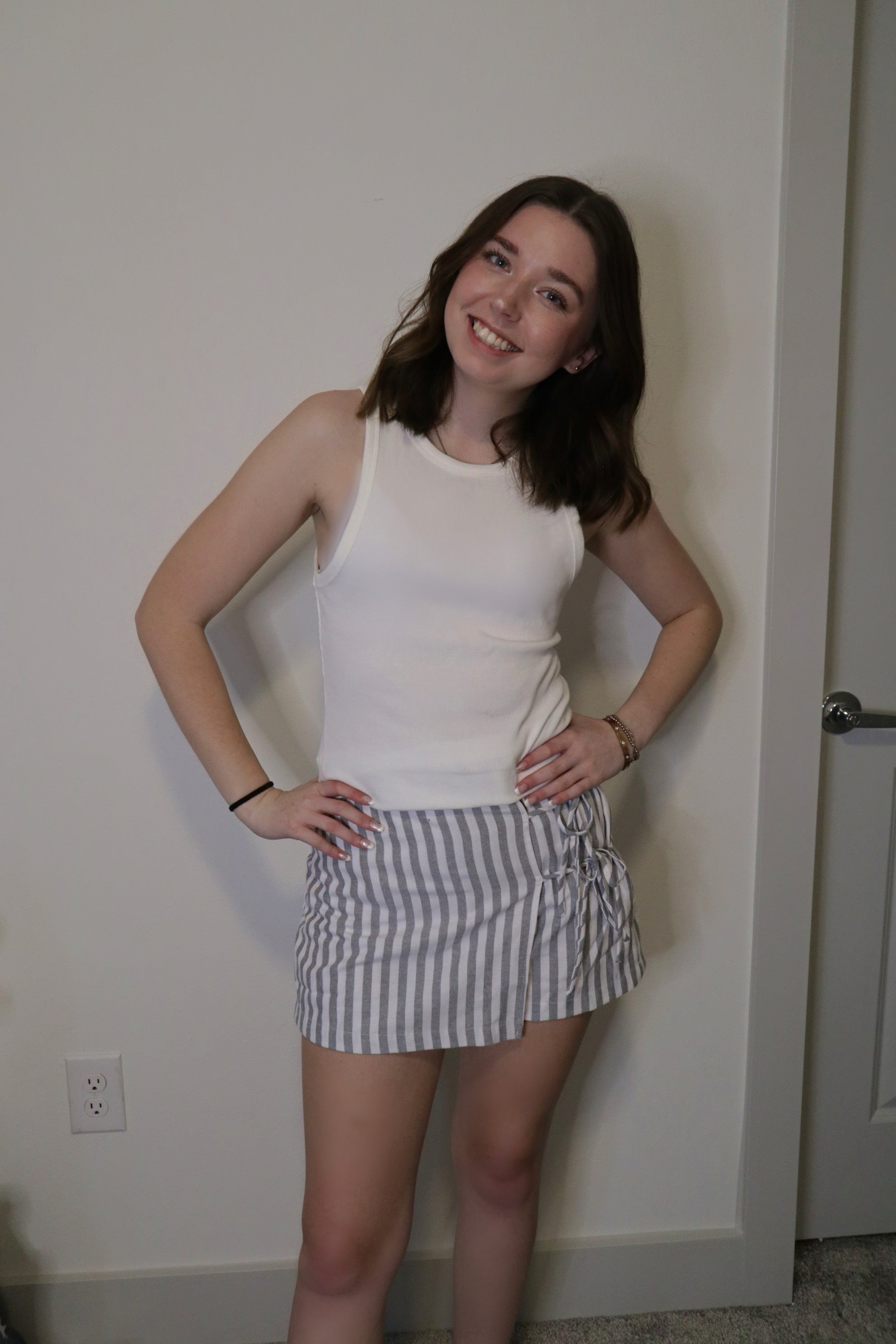 Ella Bow Wrapped Skort