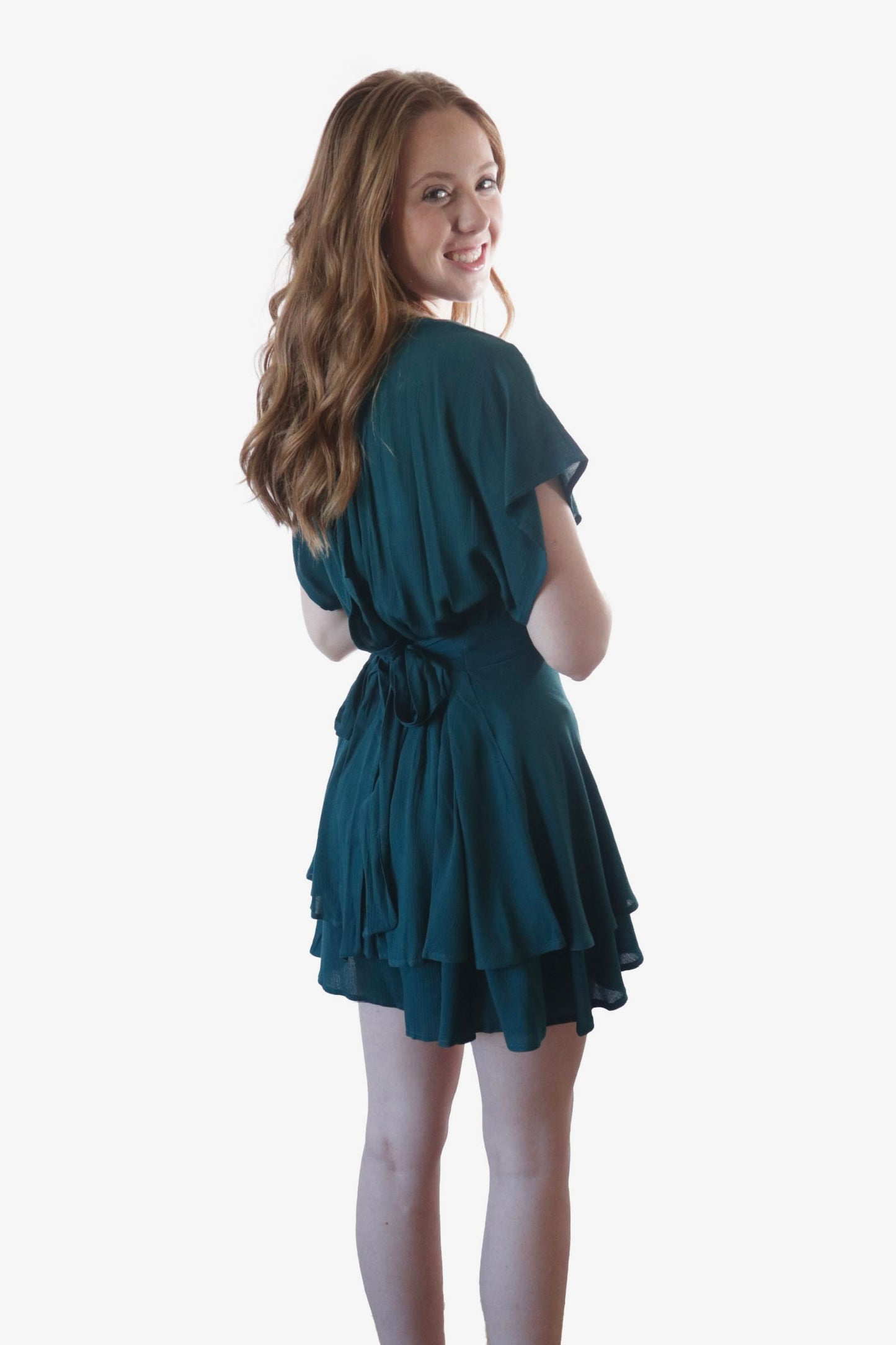 Tiered Jade Romper