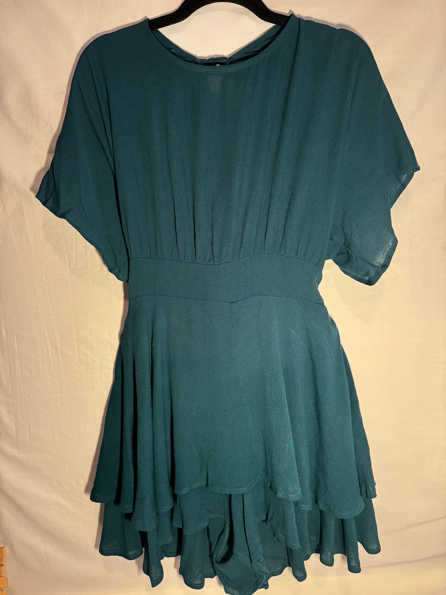 Tiered Jade Romper